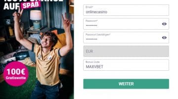 Vbet Bonus Code 2026 MAXVBET: bis zu 100€ Freiwette