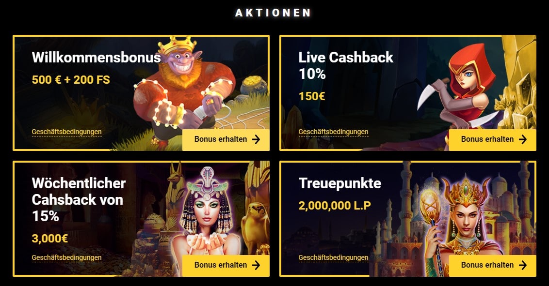 Zetcasino Promotionen