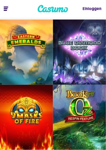 Casumo mobile app